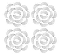 DRESSOOS 100pcs V-Shaped Lash Tape Eye Pads for Eyelash Extensions, Easy to Use Fiber Material, Tapes Down Lower Lashes, for Cosmetics Studios and Makeup Salons
