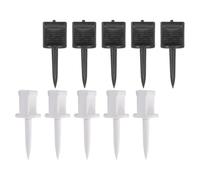 DRESSOOS 10pcs Archery Target Pins for Outdoor Hunting and Shooting Compact Abs Plastic Target Nails Resistant to Deformation Fix Pin in Archery Practice and Competition
