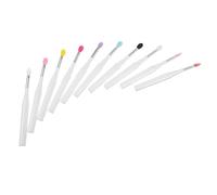 DRESSOOS 10pcs Comprehensive Makeup Brush Silicone Lip Brush Lipstick Applicator for Daily Use Gifts