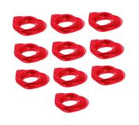 DRESSOOS 10pcs Curly Wavy Clip in Hair Extensions Long Colored Synthetic Hairpieces for Special Occasions Easy to Wear for Cosplay Halloween and Festive Gatherings