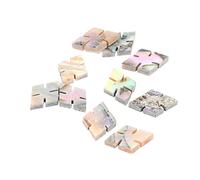 DRESSOOS 10pcs Fretboard Markers for Guitar Decorative Stickers Easy Installation Lightweight Design for Musicians Square Shape Fret Stickers