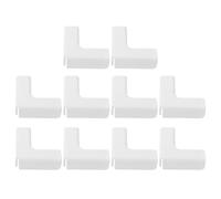 DRESSOOS 10pcs L Shape Glass Fixing Clip - Aluminum Alloy Corner Bracket for 8-12mm Thick Glass Panel - 90 Degree Fixing Clips for Tile Planter Box Garden Bed