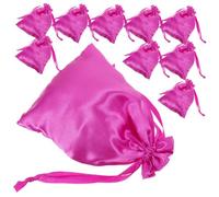 DRESSOOS 10pcs Makeup Bags Drawstring Pouches for Cosmetics Jewelry Toiletries Compact Storage Bag