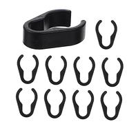 DRESSOOS 10pcs Microphone Stand Accessories Cable Management Clips Drum Mic Clips for Microphone Arm