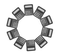 DRESSOOS 10pcs Miniature Calculator Tiny Dollhouse Accessories for Realistic Classroom Play for Dollhouse Photography and Micro Landscapes Enhances Imaginative Learning