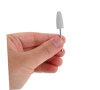 DRESSOOS 10pcs Silicone Rubber Nail Grinder Bits Set for Manicure Pedicure Cuticle Removal and Polishing Nonabrasive Nail Grinding Heads for Home and Salon Use