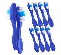DRESSOOS 10Pcs Small Portable Toothbrushes with Short Handle for Prisons Rehabilitation Centers Soft Bristle Mini Toothbrushes Preventing Self-harm Easy to Clean for Oral Care
