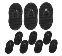 DRESSOOS 10pcs Soft Silicone Scalp Massager Brush for Men Travel-Friendly Pocket Palm Shampoo Comb for Dandruff Removal Scalp Care Stress Relief and Deep Cleaning