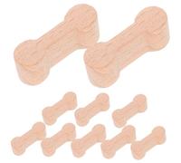 DRESSOOS 10pcs Wooden Train Track Buckles for Railway Connectors for Model Educational for Creative Play and Hand Skill Development Party Favor Accessory