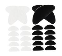DRESSOOS 12 Pairs Silicone Nose Pads for Glasses D Shape Slip Cushions for Eyewear Soft Flexible Nose Bridge Pads for Comfortable Daily Use and Outdoor Sports