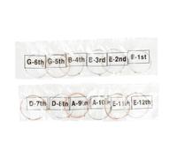 DRESSOOS 12-String Acoustic Guitar Strings Set Phosphor Copper Metal Replacement Strings for Folk Guitar