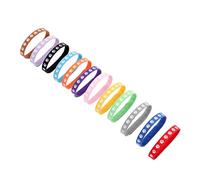 DRESSOOS 12pcs Decorative Pet Collar Lightweight Identity Collars for Dogs and Cats Breathable Safety Design for Newborn Pets and Everyday Wear
