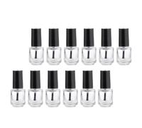 DRESSOOS 12pcs Empty Nail Gel Containers 15ml Glass Refillable Bottles