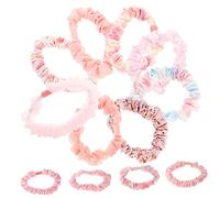 DRESSOOS 12Pcs Floral Fabric Hair Scrunchies Elastic Ponytail Holders for Women and Girls Fresh Pastoral Style Hair Bands Multi-Color Mix for Everyday Use