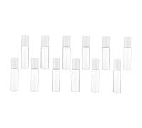 DRESSOOS 12pcs Glass Refillable Bottles Essential Oil Roller Bottles Travel-Sized Oil Roller