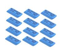 DRESSOOS 12pcs Guitar Fret Erasers Kit Reconditioning Tools for Guitar Strings Polishing Cleaner for Fretboard Maintenance Household Fret Polish Eraser