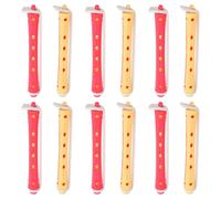 DRESSOOS 12pcs Hair Perm Rods for Long Hair Styling Plastic Curling Rods Multi-Color Cold Wave Tools for Women for Salon Use