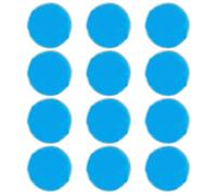 DRESSOOS 12pcs Round Gel Ice Packs for Relief and Reducing Swelling, Reusable PVC Hot Cold Packs for Head and Hands, Compact and Convenient for Hot Summer Days Or Refrigerator Use