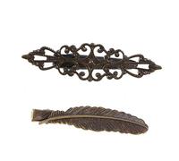 DRESSOOS 12pcs Vintage Hairpin Alloy Hair Clips and Boho Design Hair Styling Accessories for Girls and Women Festival Random Style