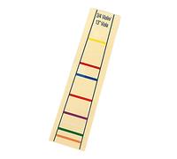 DRESSOOS 13-inch 3/4 Viola Fingerboard Sticker Light Yellow, Finger Guide Label for Beginner Students Practice, Fret Position Marker Paper for Learning Accessory