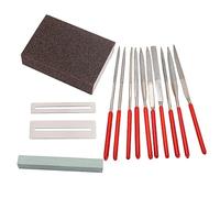 DRESSOOS 14-piece Guitar Repair Tool Kit Grinding Stones Nut Files and Sponge Professional Instrument Grinding Tools for Guitar and Bass Setup