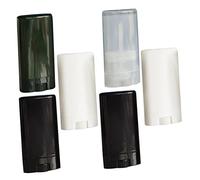 DRESSOOS 15g Refillable Lip Balm Tubes 6pcs Portable Empty Lipstick Containers Cap for Diy Lip Gloss Random Colors for Travel and Daily Use