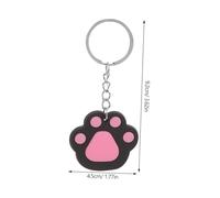 DRESSOOS 15pcs Dog Paw Keychains Set, Hanging Pendant Charm Keyrings for Party Bag Stuffers, Blue White Black, Pet Birthday Favors for Dogs and Cats
