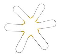 DRESSOOS 16pcs Hot Roller Clips Stainless Steel Curler Pins Hot Roller Jaw Clamps for Hair Volumizing