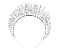 DRESSOOS 1pc Bridal Tiara Crown Wedding Hair Hoop Headdress Chic Design Gorgeous Brightness for Brides and Bridesmaids for Weddings Engagements