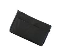 DRESSOOS 1pc Multifunction Storage Pouch Insert Bag for Handbag Black for Organizing Cosmetics Toiletries Cards and Keys