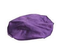 DRESSOOS 1pc Satin Double Layer Shower Cap for Women High Elasticity Bathing Cap Protect Hair While Bathing Facial Care Cooking Cleaning Comfortable Material