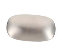 DRESSOOS 1pc Stainless Steel Soap Bar Odor Remover for Hands Tools Silver Dishwasher Safe Garlic Onion Fish Odors Versatile for Daily Use