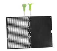 DRESSOOS 1Set Braille Writing Board Lines with Braille Stylus Durable Learning Tool for Accessible Education and Communication for Personal and Public Use