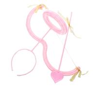 DRESSOOS 1set Cupid Costume Bow Arrow Headband Valentine Day Cosplay Accessory for Parties Stage and Halloween Safe Reusable Decorative Kit for Memorable Moments