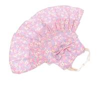 DRESSOOS 1set Dress Leash Cute Floral Print Pet Garment for Pets Bunny Outfit for Outdoor Adventures