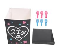 DRESSOOS 1Set Gender Reveal Balloon Box Shower Decorations with Balloons Paper Box for Unique Gender Reveal Party Vibrant Design