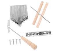 DRESSOOS 1set Kalimba Accessories Tone Thumb Piano Diy Craft Kit Keys Saddle Tuning for Music Lovers Diy Enthusiasts