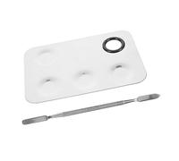 DRESSOOS 1set Makeup Palette Set Makeup Mixing Plate and Kit Foundation Mixing Tray for Cosmetics