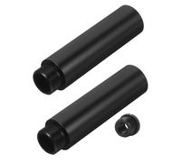 DRESSOOS 1set Microphone Stand Kit Mic Extension Tubes Adapter for Live Streaming and Recording Easy to Install Microphone Arm Stand Extension