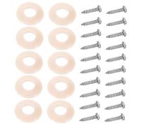 DRESSOOS 1set Portable Guitar Tuner Washer Replacement Pack with Screws Small Washers for Guitar Tuning Pegs Easy Install Accessories for Improved Sound and Playability