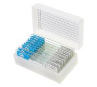 DRESSOOS 1set Prepared Microscope Biology Slides with Diverse Specimens for Student Science Education Sturdy and Easy-handle Laboratory Microscopy Slides for Homeschool and Classroom Use