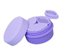 DRESSOOS 1set Silicone Travel Bottles Refillable Cosmetic Containers Pill Box Organizer for Travel
