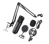 DRESSOOS 1set Usb Condenser Microphone for Streaming Gaming Music Recording Pickup Stand Compatible and Laptops for Podcasting and