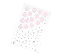 DRESSOOS 1sheet Body Gems Stickers Self-adhesive Facial Jewels for Makeup Decoration Unique Rhinestone Designs for Creative Nail Craft and Easy to Apply for Festivals and Parties