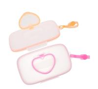 DRESSOOS 2 Pcs Portable Wet Wipes Box Pocket Tissue Holder Baby Wipes Storage Case Travel Size Dispenser