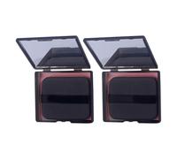 DRESSOOS 2 Sets Oil Blotting Sheets for Face with Compact Portable Mirror Case and Puff, Oil-Absorbing Paper Controls Shine, for On-the-go Makeup Touch-ups