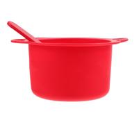 DRESSOOS 2 Sets Silicone Wax Melt Bowls High Temperature Resistant Replaceable Wax Warmer Liner with Stirring Sticks and Scraper 400ml for Salon and Home Use