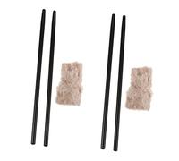 DRESSOOS 2 Sets Static Electricity Experimental Supplies Friction Electrification Equipment with Faux for Junior High Physics Classroom Science Lab Learning Kit Random Color