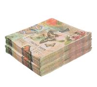 DRESSOOS 20 Sheets of Decorative Butterfly Napkins Made from Skin-Friendly Wood Pulp, Assorted Colour Party Napkins for Family Reunions and Themed Parties