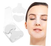 DRESSOOS 200pcs Cotton Nose Patches for Deep Cleansing T-zone and Chin Pads for Blackhead Removal and Skin Care Gentle Cotton Material for Pore Cleaning